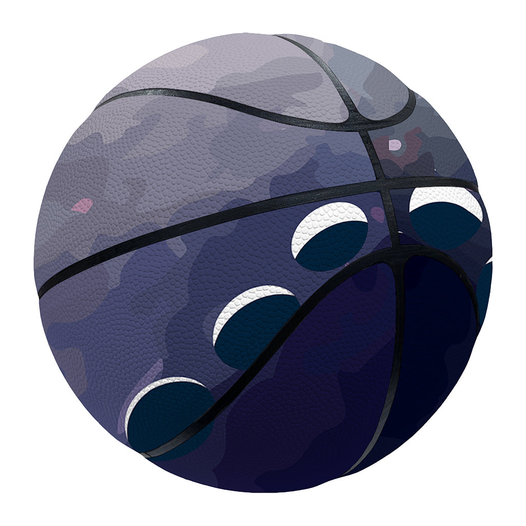 Lunar Phase Cycle Print Basketball