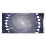 Lunar Phase Cycle Print Beach Towel