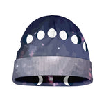 Lunar Phase Cycle Print Beanie