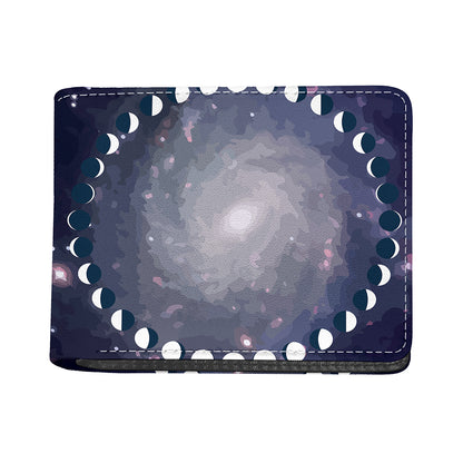 Lunar Phase Cycle Print Bifold Wallet