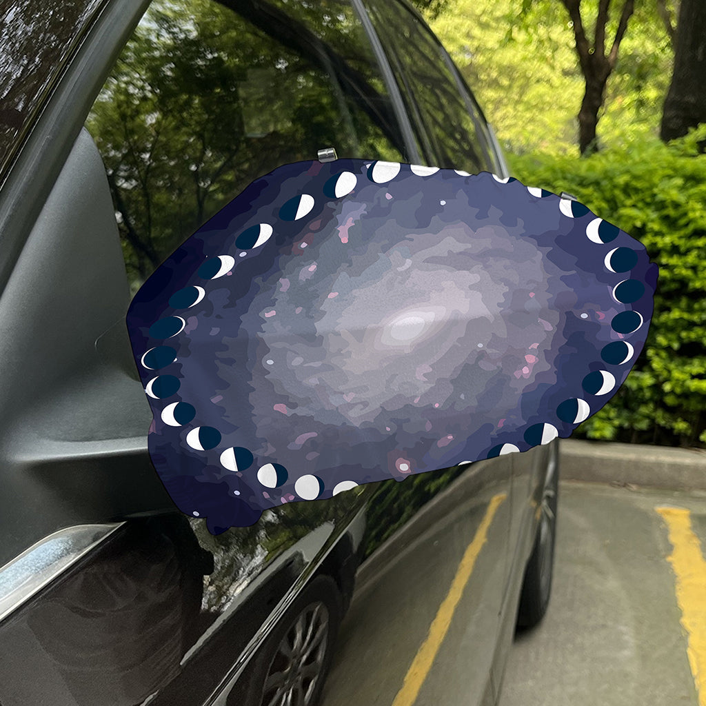 Lunar Phase Cycle Print Car Side Mirror Covers