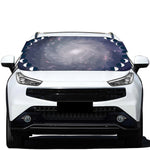Lunar Phase Cycle Print Car Windshield Snow Cover