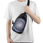 Lunar Phase Cycle Print Chest Bag