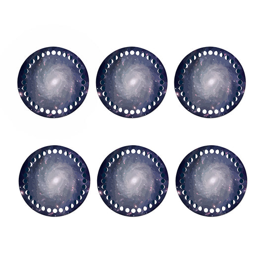 Lunar Phase Cycle Print Coaster Set