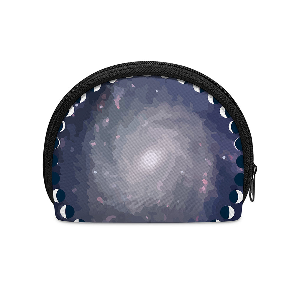 Lunar Phase Cycle Print Coin Purse