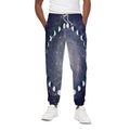 Lunar Phase Cycle Print Cotton Sweatpants