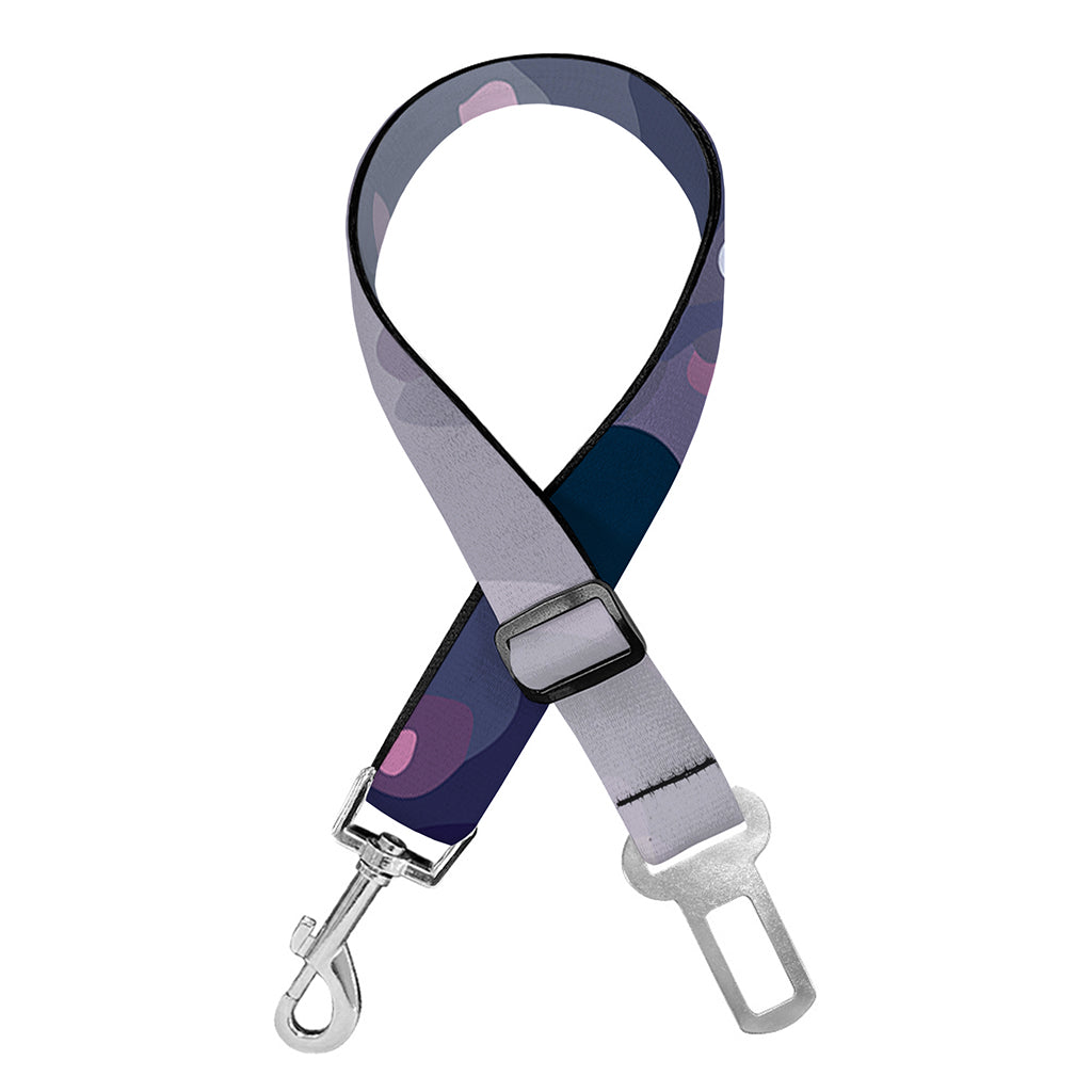 Lunar Phase Cycle Print Dog Seat Belt