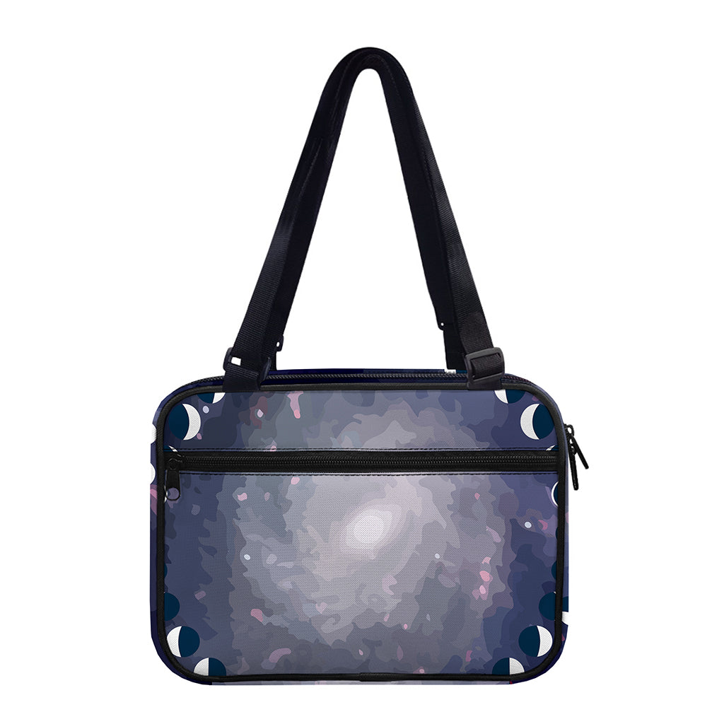 Lunar Phase Cycle Print Double Strap Bible Bag
