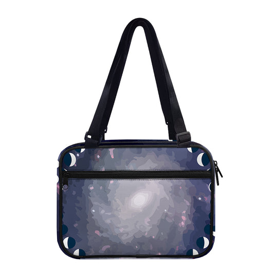Lunar Phase Cycle Print Double Strap Bible Bag