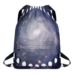 Lunar Phase Cycle Print Drawstring Backpack