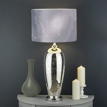 Lunar Phase Cycle Print Drum Lamp Shade