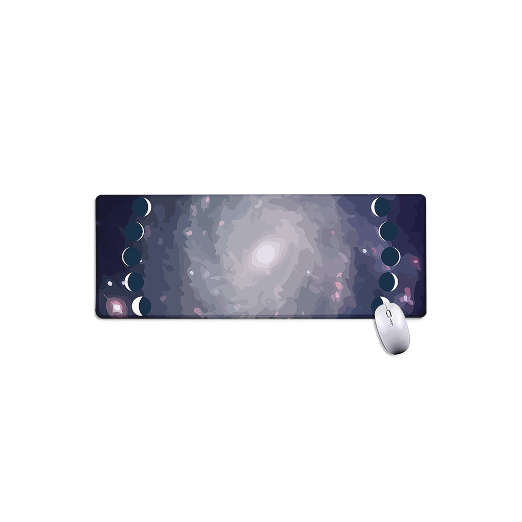 Lunar Phase Cycle Print Extended Mouse Pad