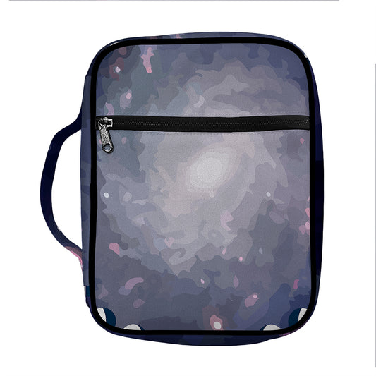 Lunar Phase Cycle Print Front Pocket Bible Bag