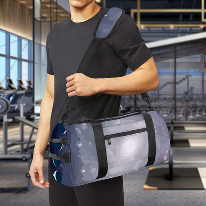 Lunar Phase Cycle Print Gym Bag