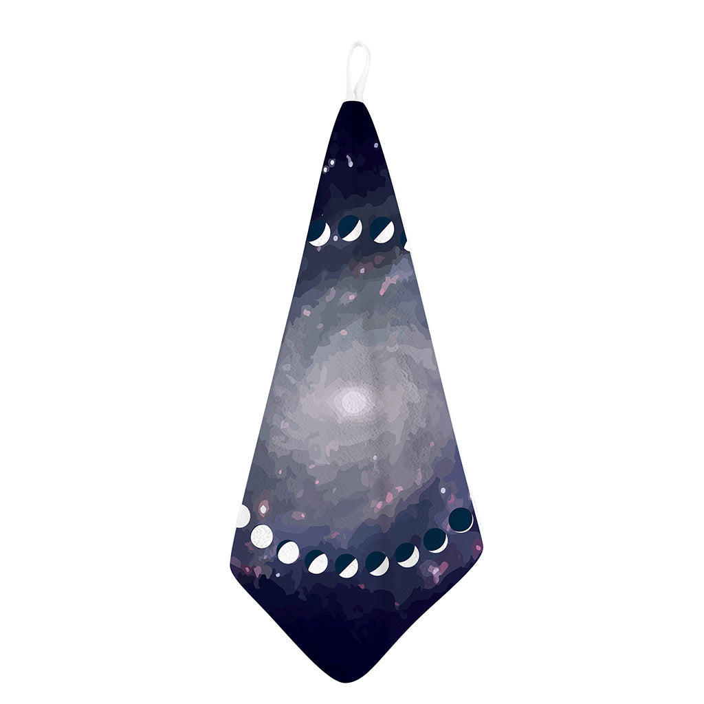 Lunar Phase Cycle Print Hand Towel