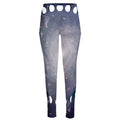 Lunar Phase Cycle Print High-Waisted Pocket Leggings