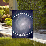 Lunar Phase Cycle Print House Flag