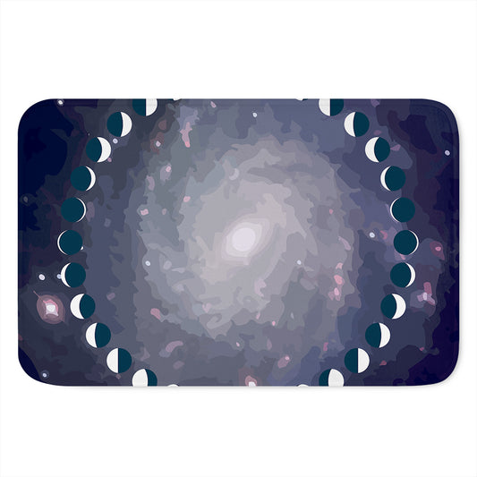 Lunar Phase Cycle Print Indoor Door Mat