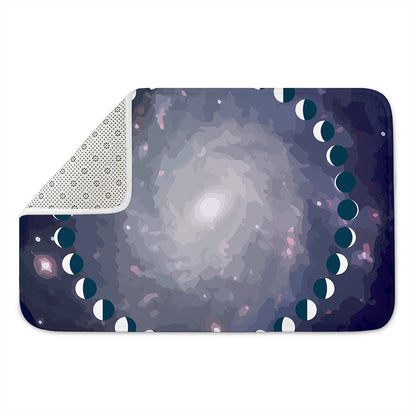 Lunar Phase Cycle Print Indoor Door Mat