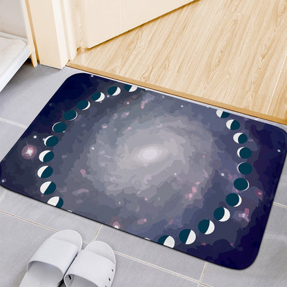 Lunar Phase Cycle Print Indoor Door Mat