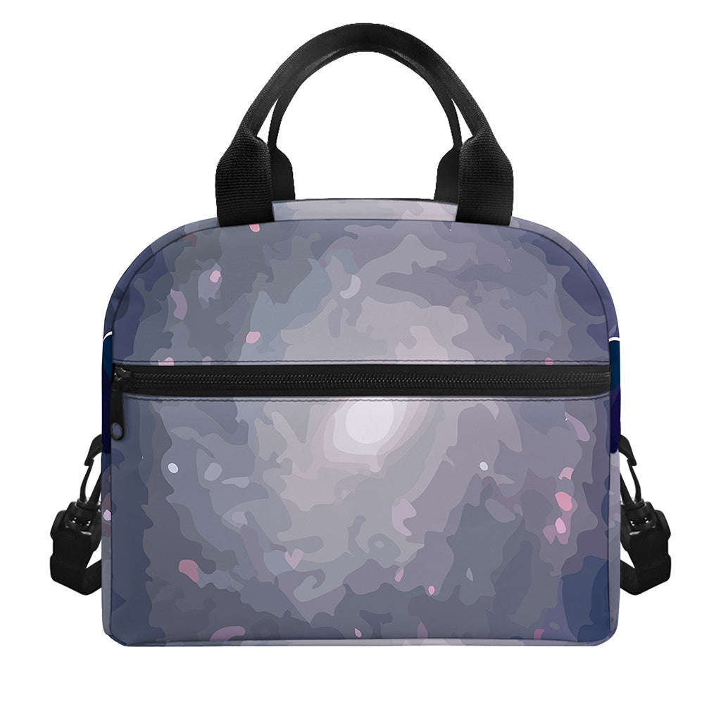 Lunar Phase Cycle Print Insulated Lunch Bag