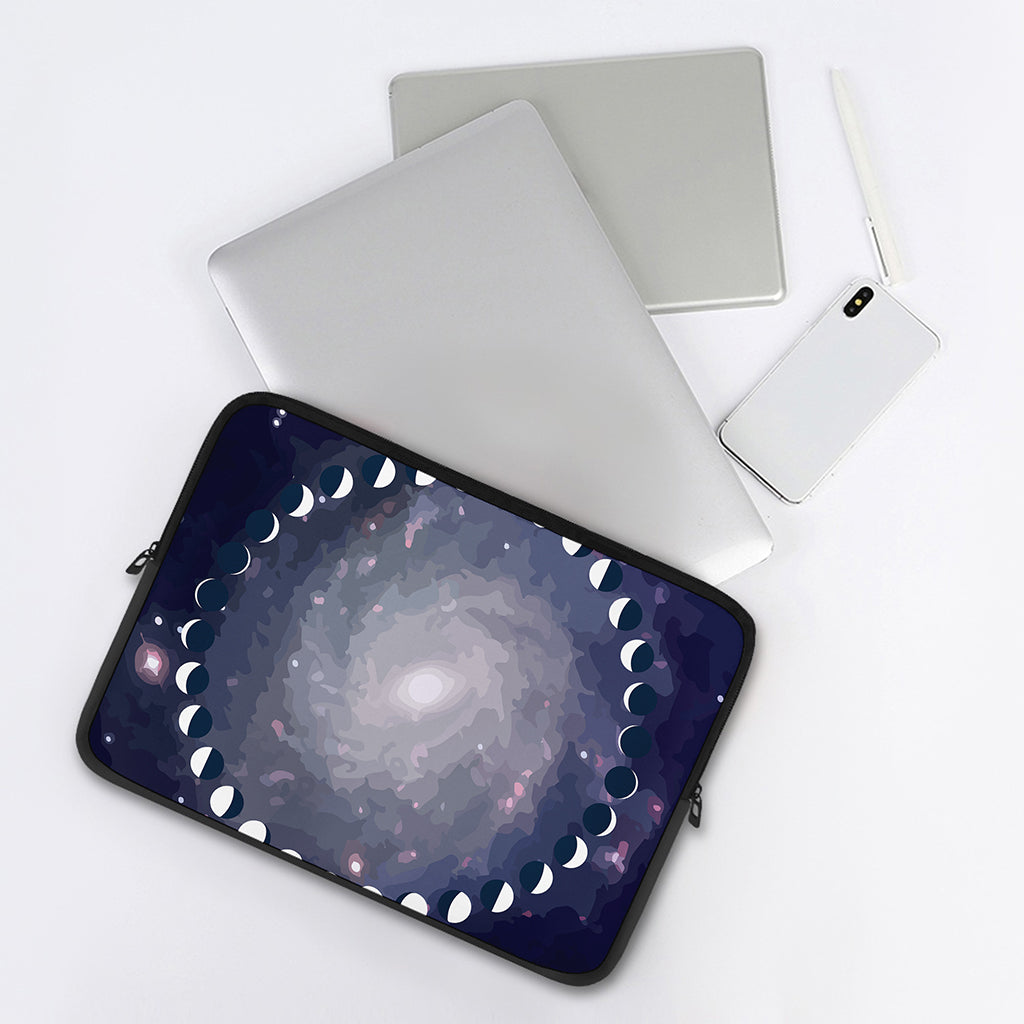 Lunar Phase Cycle Print Laptop Sleeve