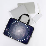 Lunar Phase Cycle Print Laptop Sleeve With Handle