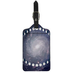 Lunar Phase Cycle Print Luggage Tag