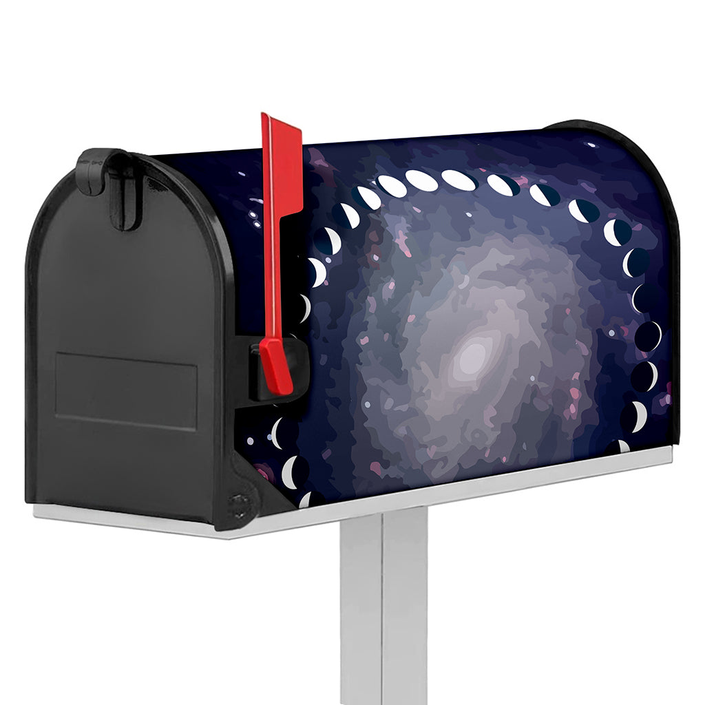 Lunar Phase Cycle Print Mailbox Cover