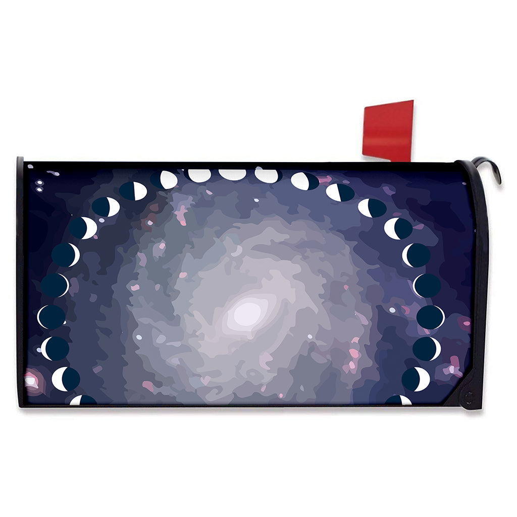 Lunar Phase Cycle Print Mailbox Cover