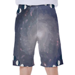 Lunar Phase Cycle Print Men's Beach Shorts