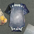 Lunar Phase Cycle Print Men's Bodysuit