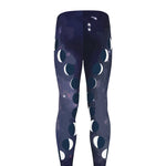 Lunar Phase Cycle Print Men's leggings