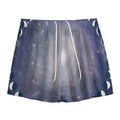 Lunar Phase Cycle Print Mesh Shorts