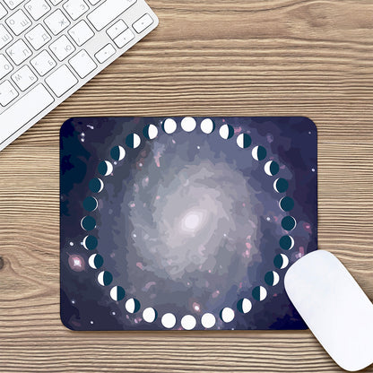 Lunar Phase Cycle Print Mouse Pad