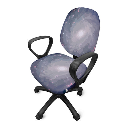 Lunar Phase Cycle Print Office Chair Cover