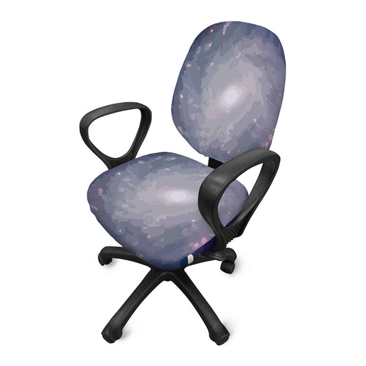 Lunar Phase Cycle Print Office Chair Cover