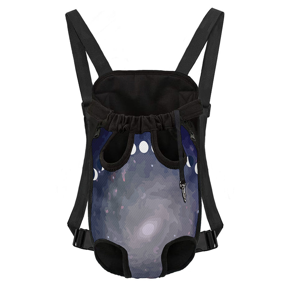 Lunar Phase Cycle Print Pet Carrier Backpack