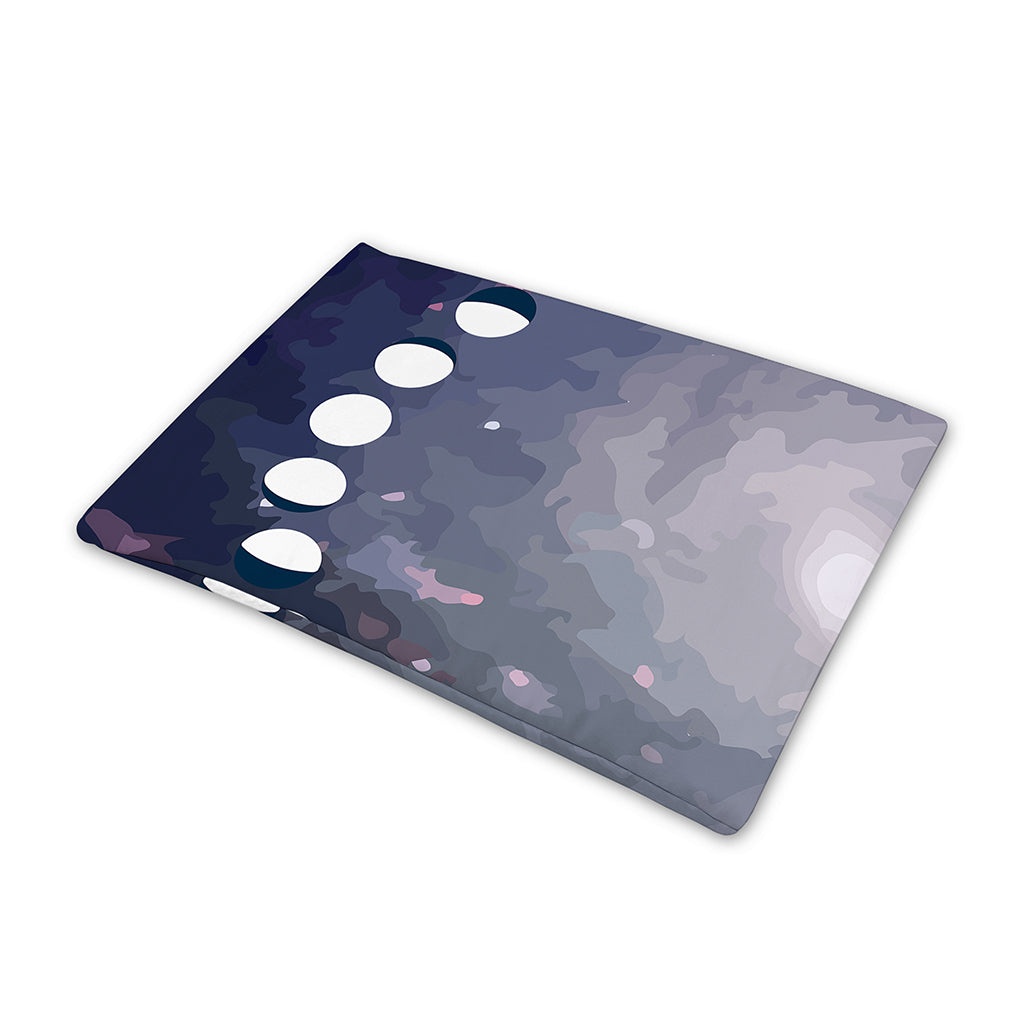Lunar Phase Cycle Print Pet Cooling Mat Cover