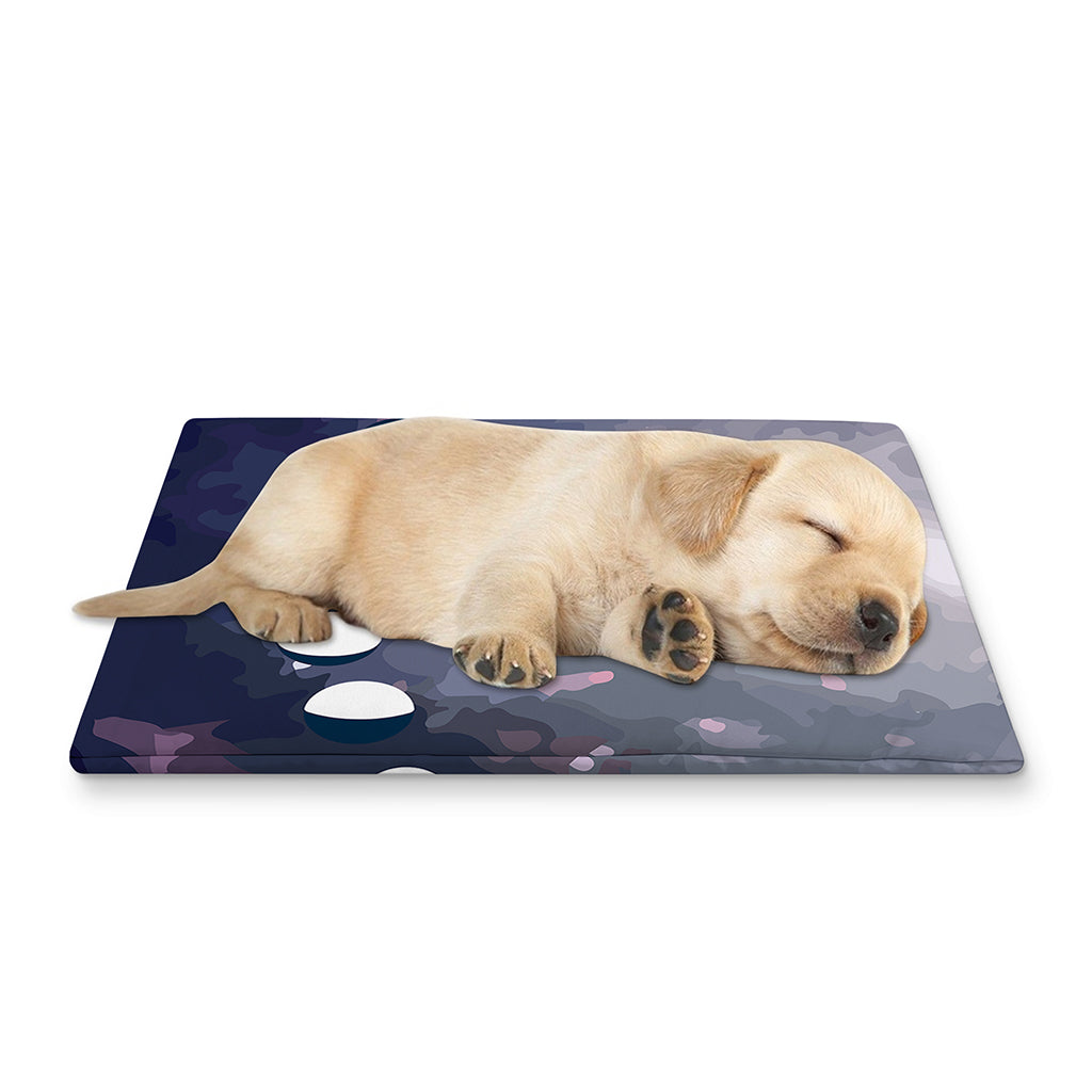Lunar Phase Cycle Print Pet Cooling Mat Cover