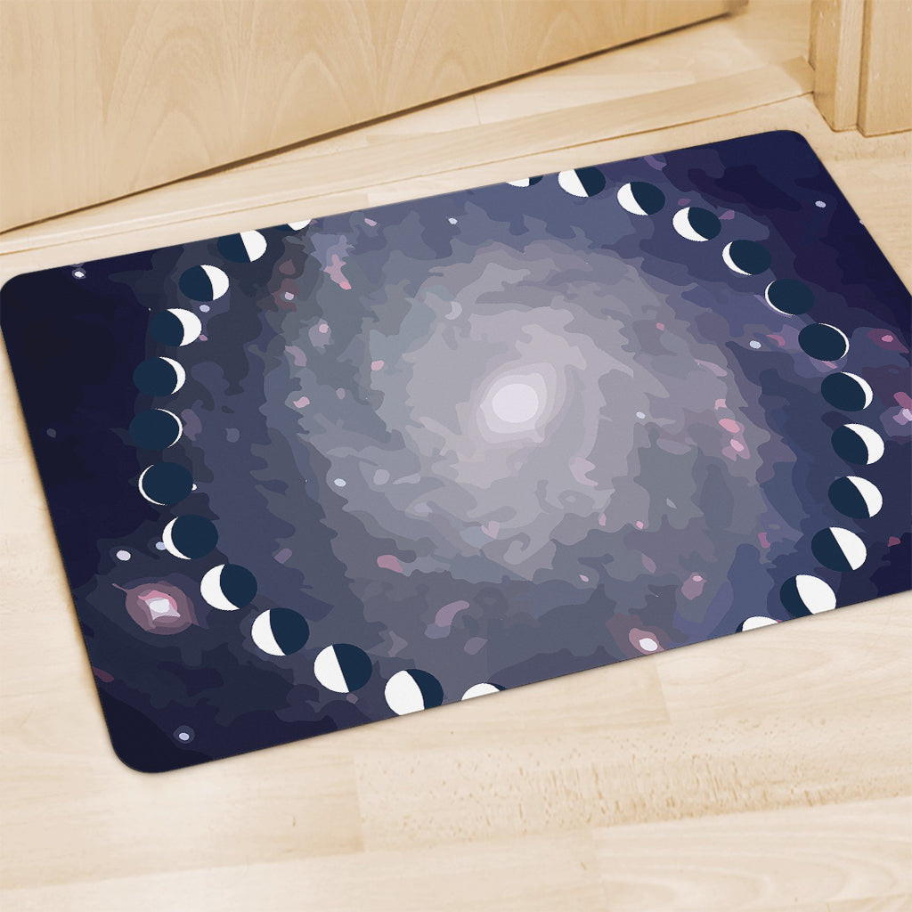 Lunar Phase Cycle Print Polyester Doormat