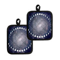 Lunar Phase Cycle Print Pot Holders