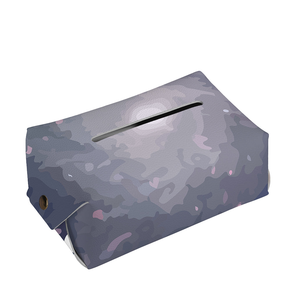 Lunar Phase Cycle Print Rectangle Tissue Box Cover