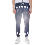 Lunar Phase Cycle Print Scuba Joggers