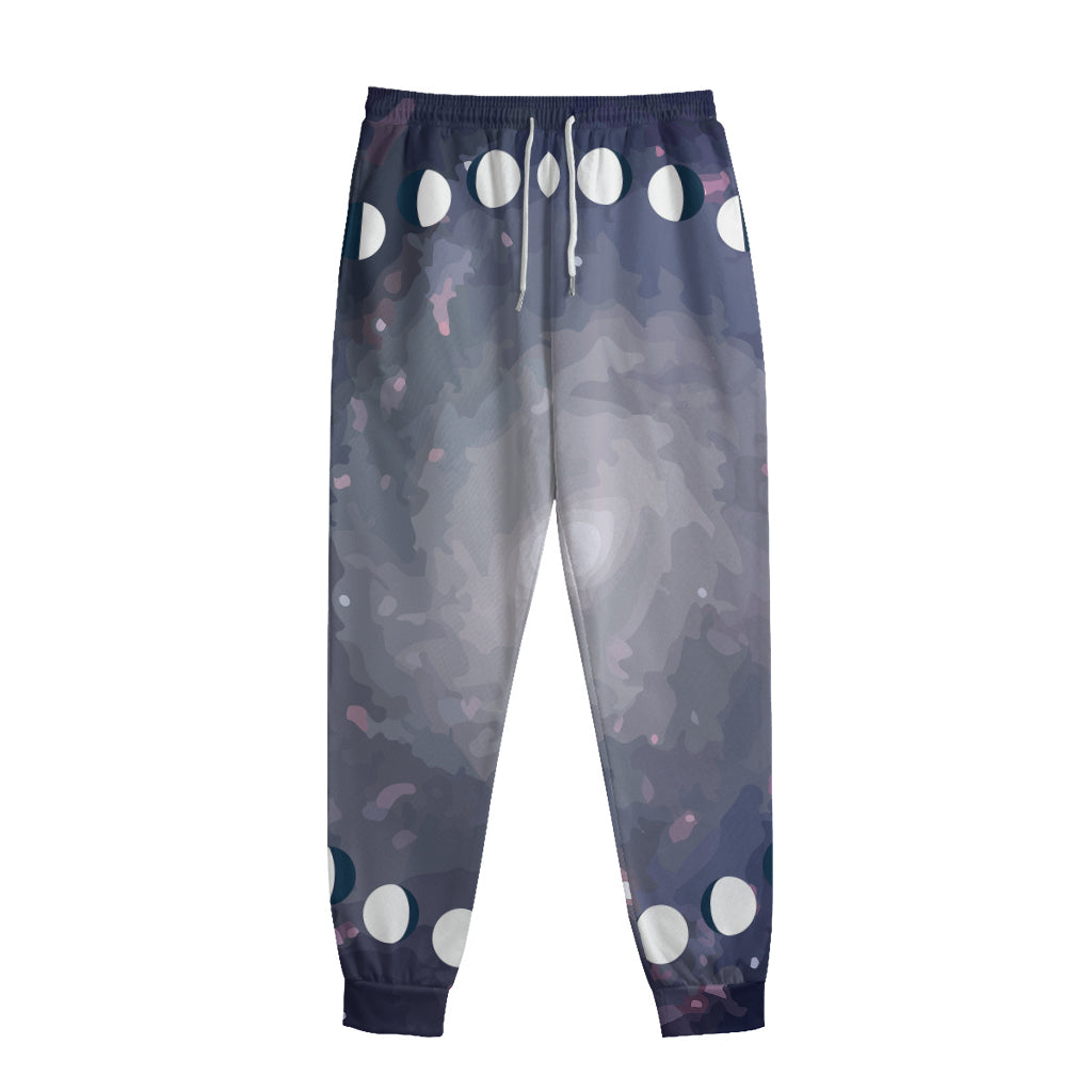 Lunar Phase Cycle Print Sweatpants