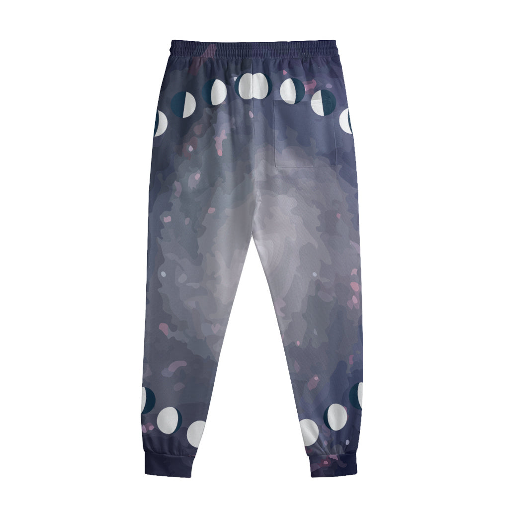 Lunar Phase Cycle Print Sweatpants