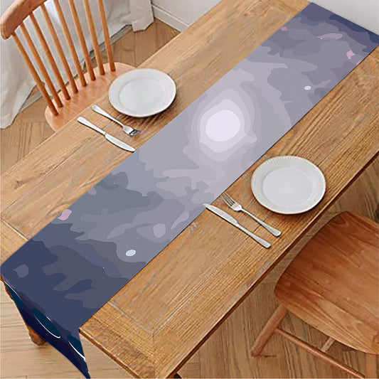 Lunar Phase Cycle Print Table Runner