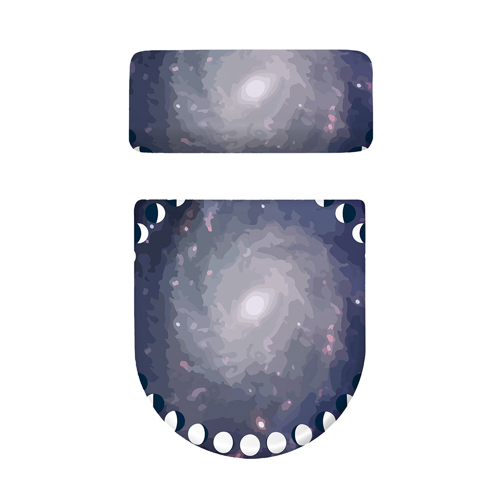 Lunar Phase Cycle Print Toilet Lid And Tank Cover Set