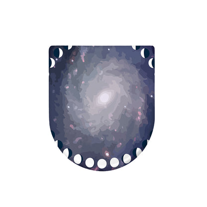 Lunar Phase Cycle Print Toilet Lid Cover