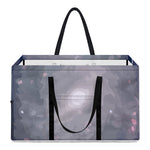 Lunar Phase Cycle Print Utility Tote Bag
